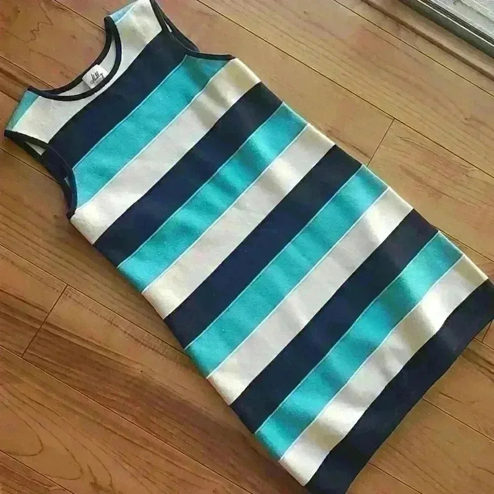 Milly Minis Girls striped dress - Picture 3 of 6